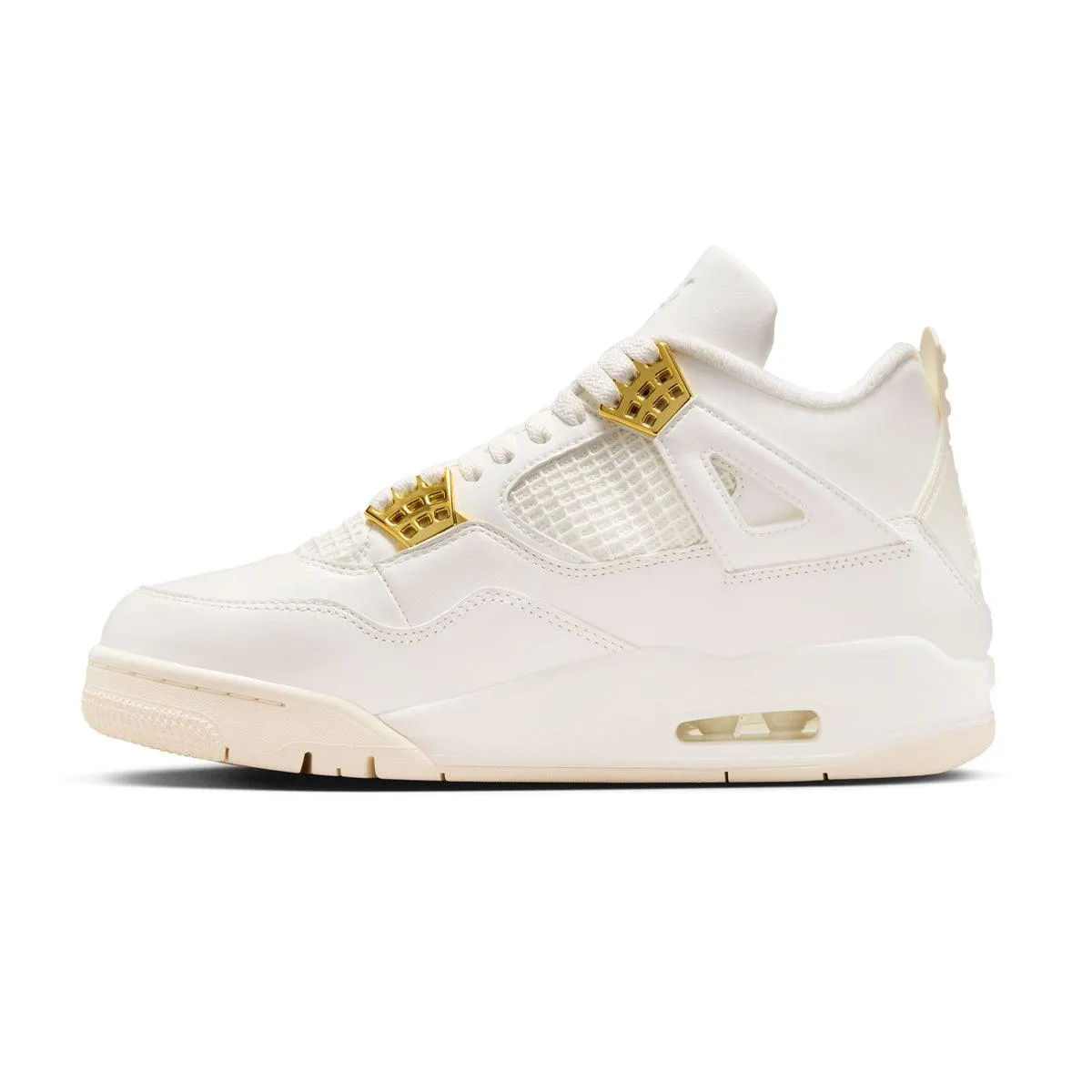 Wmns Air Jordan 4 Retro ‘Sail Metallic Gold’