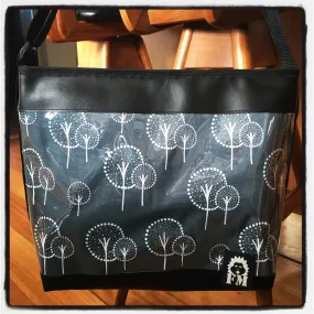 Zip-Up Tote Bag - Bright Trees